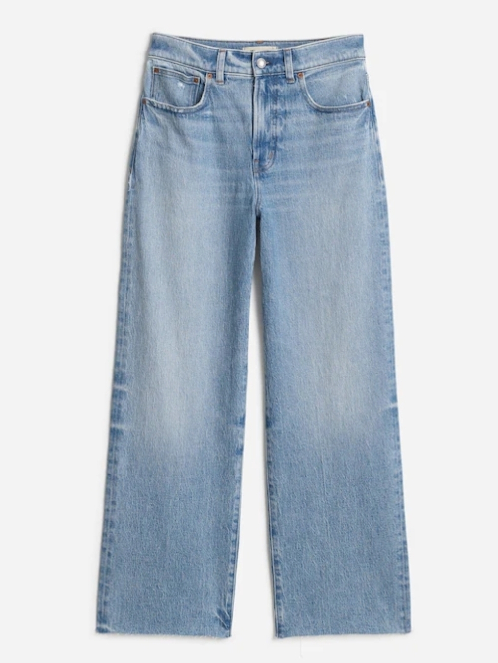 Madewell | Light Wash Cropped Wide-Leg Jeans